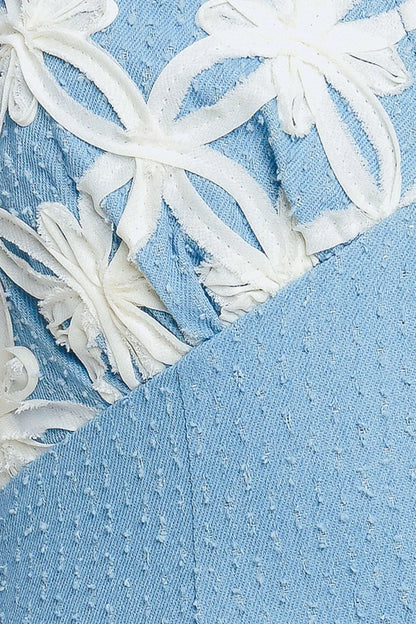 SWEET LIKE THIS BLUE MINI DRESS FINAL SALE