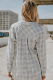 Viola Plaid Button Up