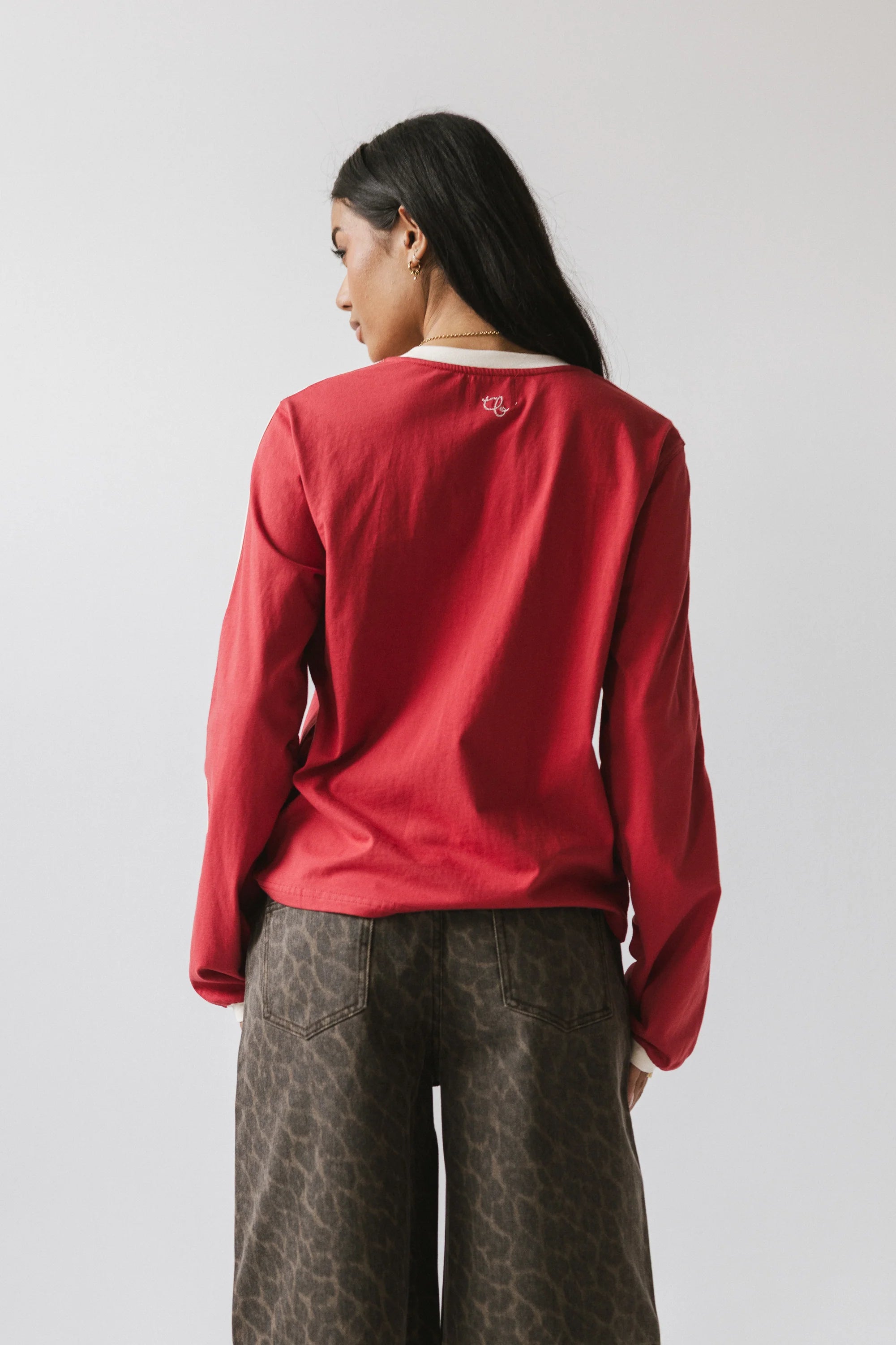 Romy Striped top in Red FINAL SALE