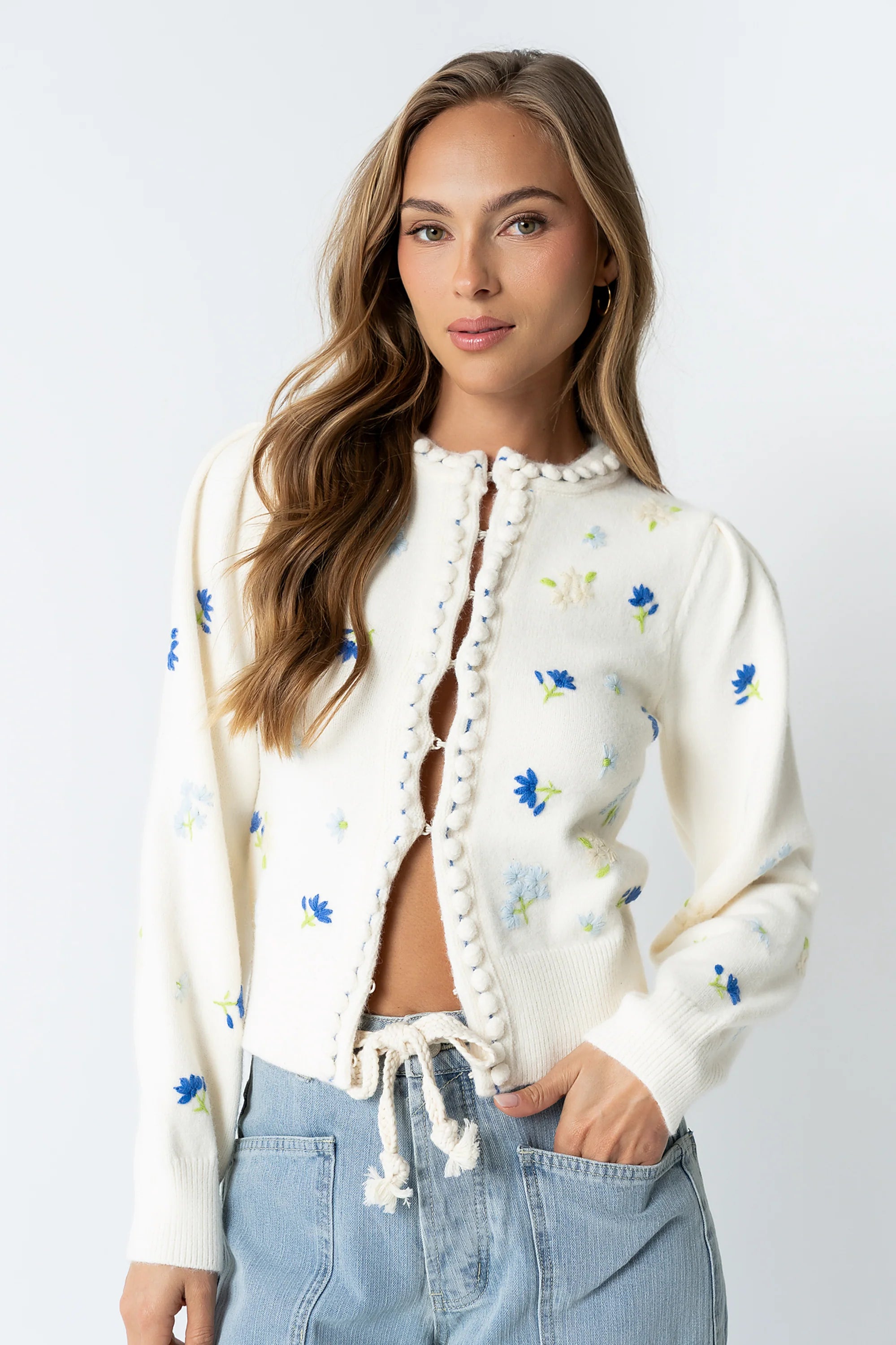 Brady Embroidered Sweater