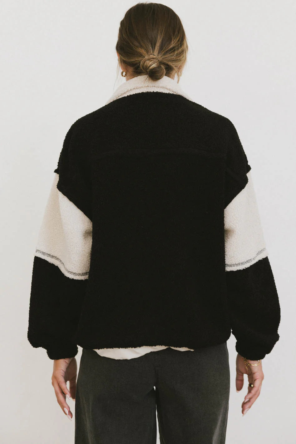 Indra Quarter Zip in Black FINAL SALE