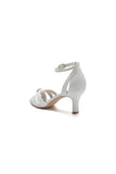 Glitter Open Toe Hollow out Stiletto Heels With Rhinestone
