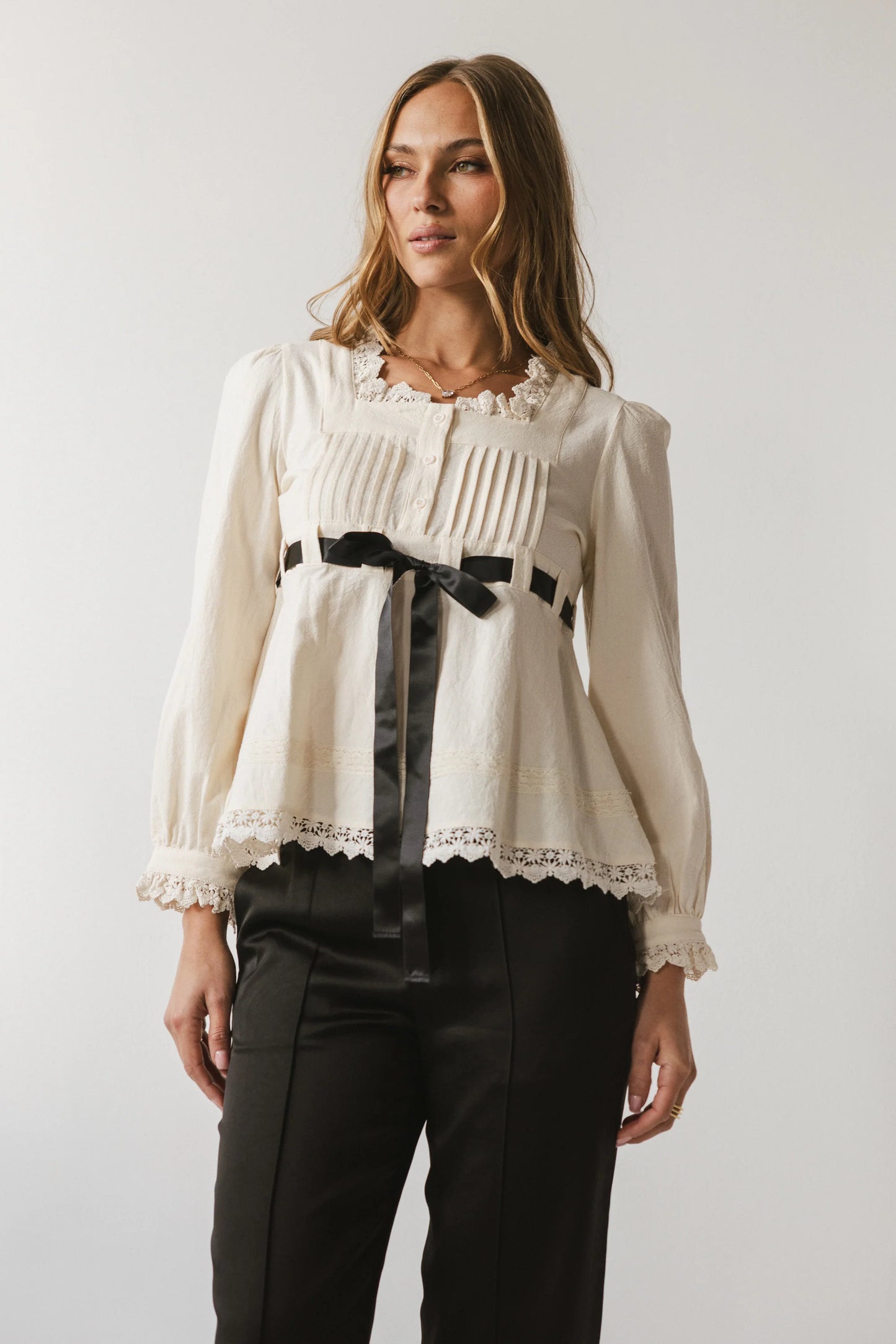 Rory Crochet Blouse FINAL SALE