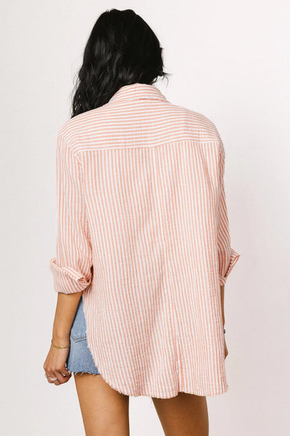Clementine Striped Button Up FINAL SALE