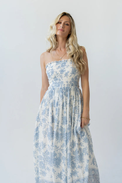 Kamry Strapless Midi Dress