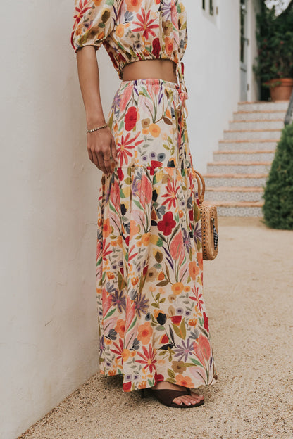 Clarise Floral Midi Skirt