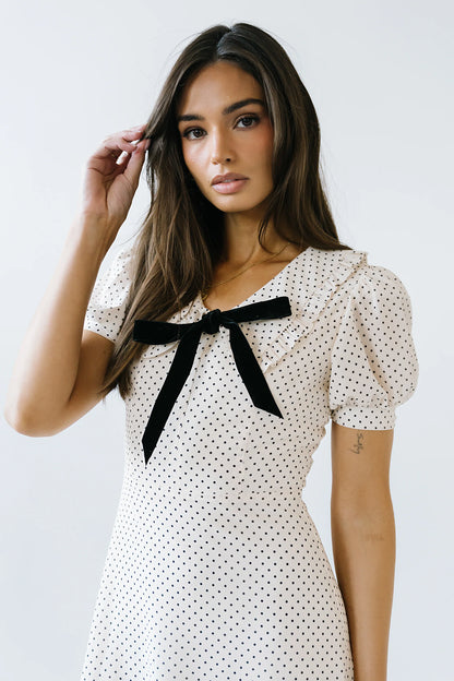 Chloe Polka Dot Midi Dress FINAL SALE