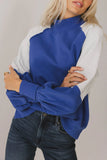 Drew Colorblock Sweatshirt in Blue FINAL SALE