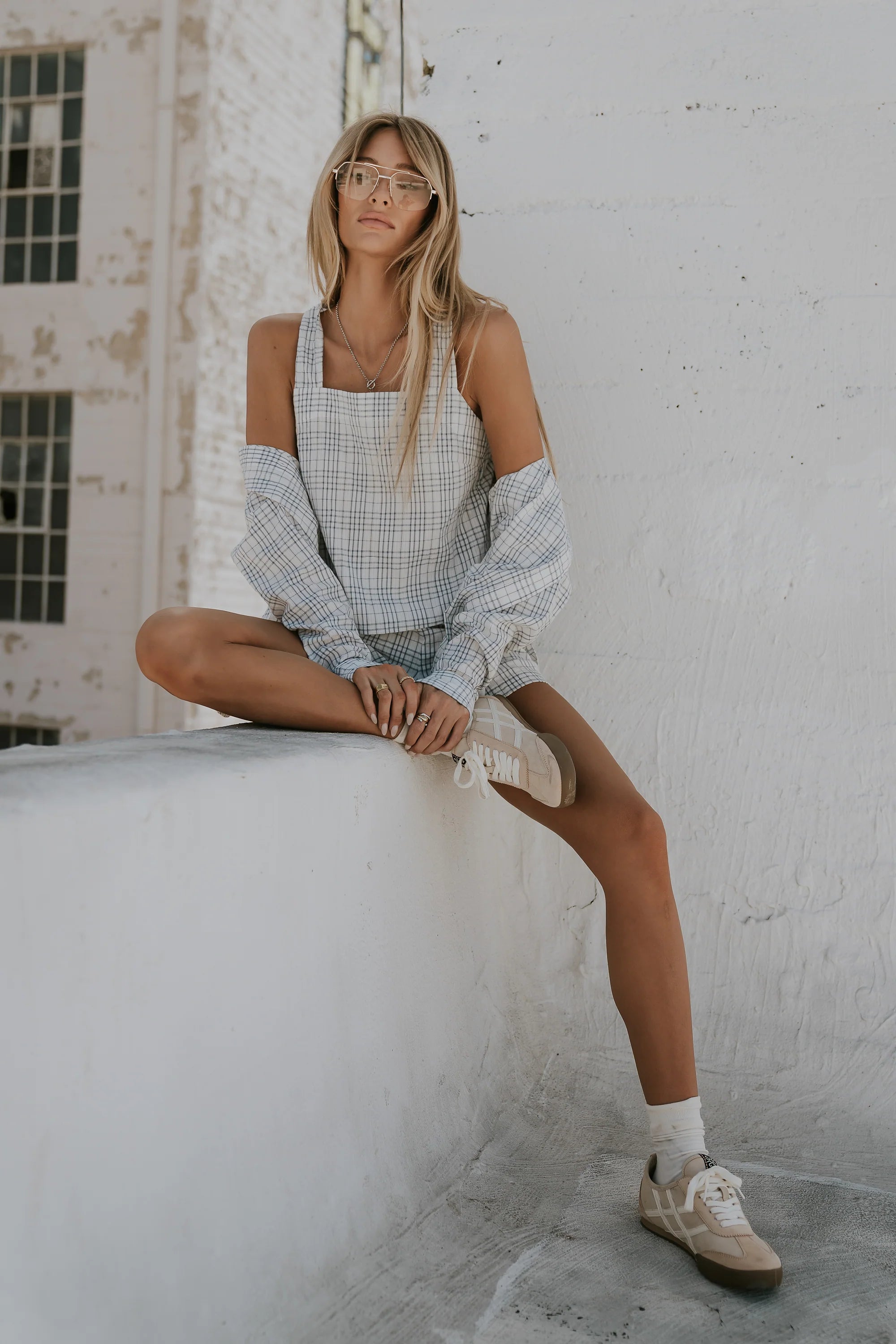 Viola Plaid Tank Top