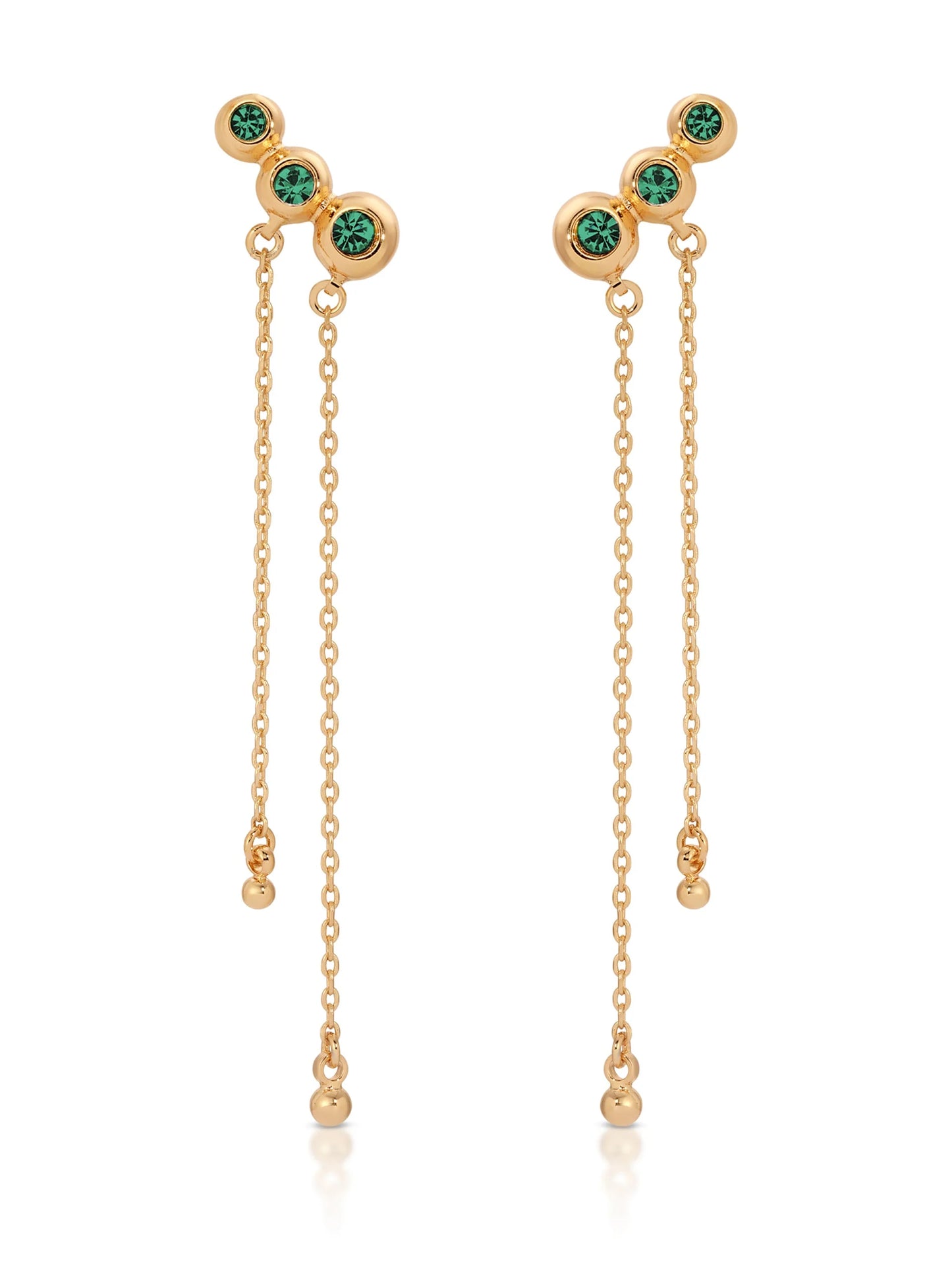 Emerald City Waterfall Earrings