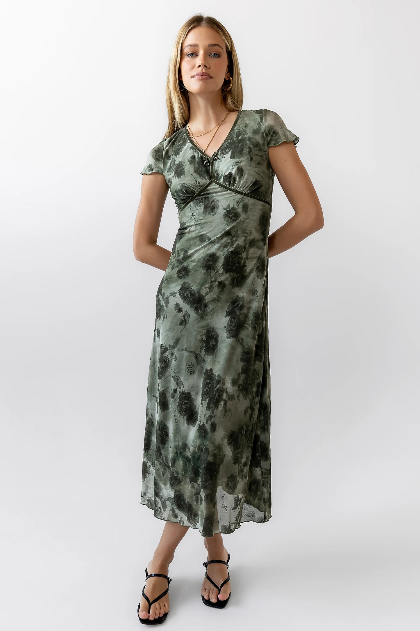 Neo Mesh Maxi Dress