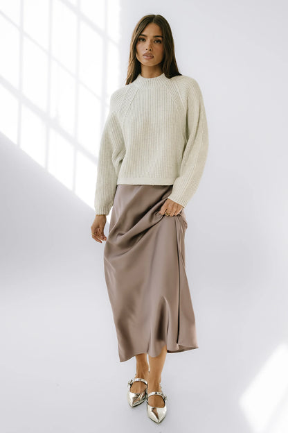 Shayla Knit Sweater in Ivory FINAL SALE
