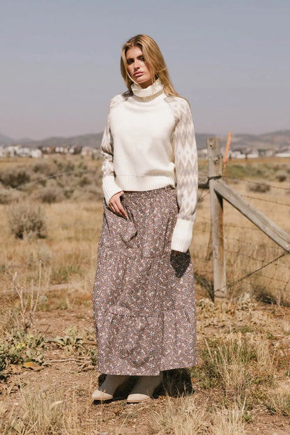 Mara Tiered Midi Skirt FINAL SALE