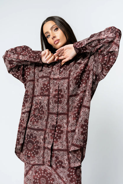 Diana Oversized Button Up