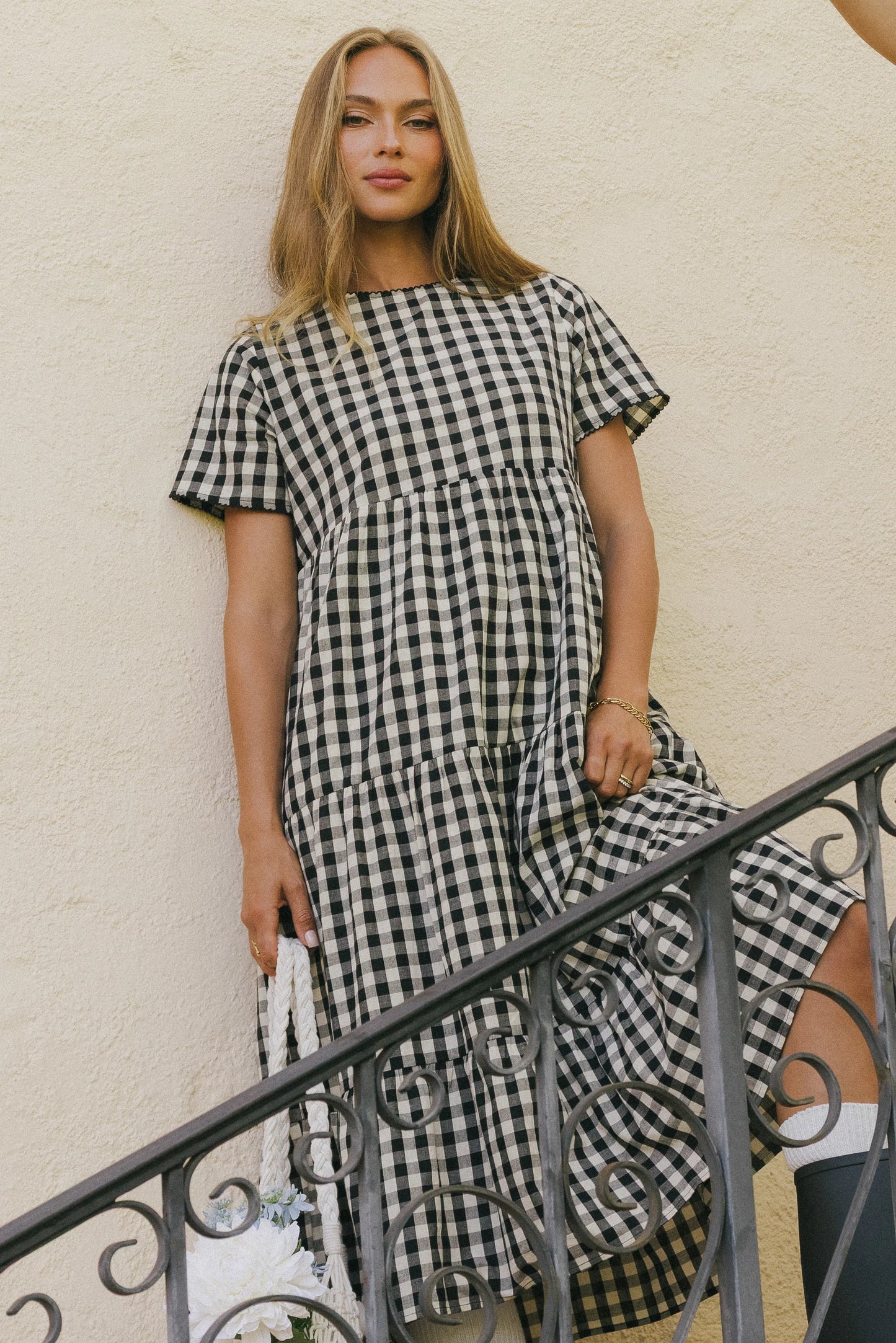 Keyla Plaid Midi Dress FINAL SALE