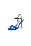 Open Toe Ankle Strap Satin Party Shoes
