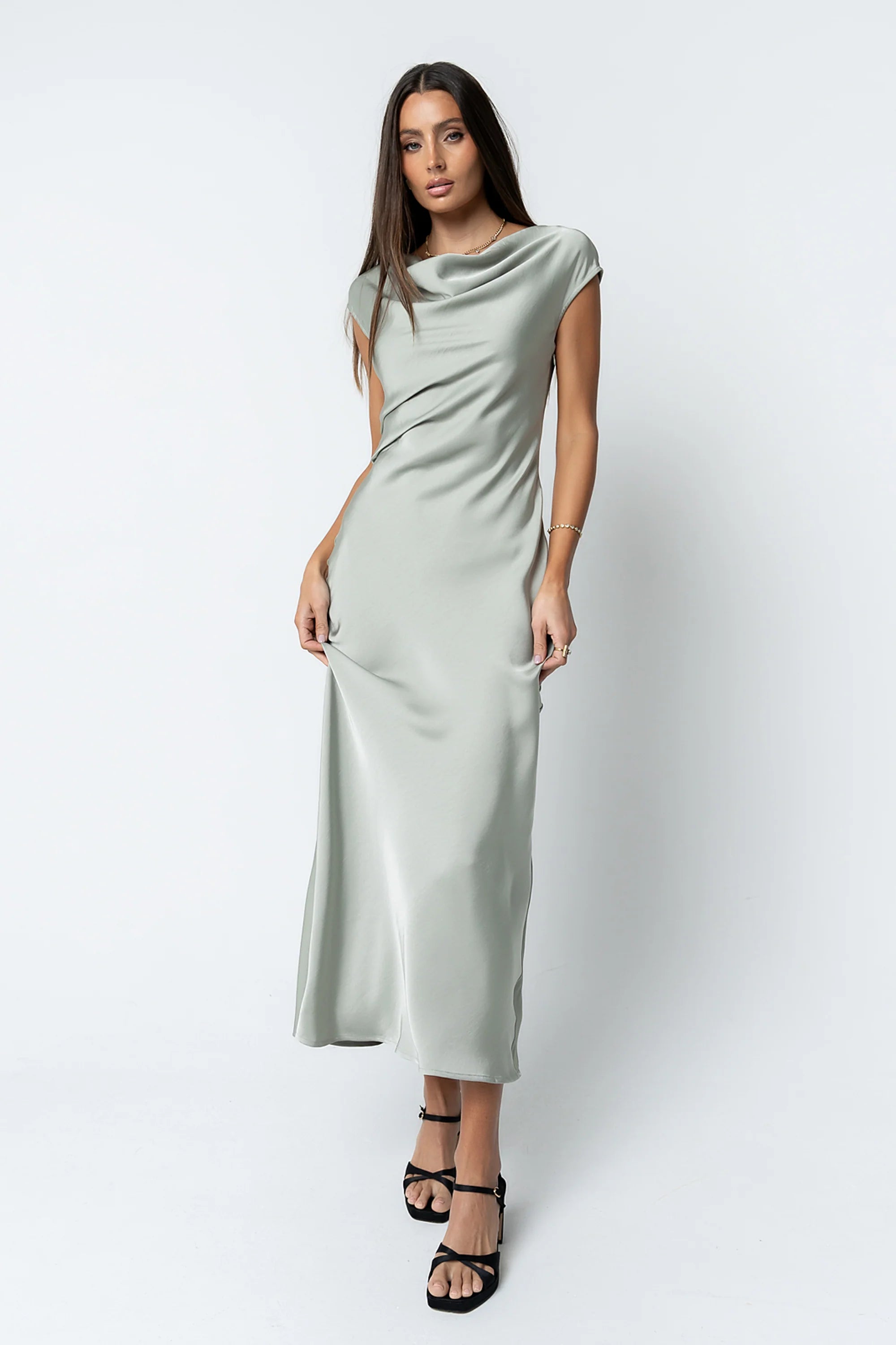 Korri Satin Maxi Dress