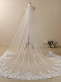 Vintage Flower Lace Cathedral Veil Bridal Veil Wedding Veil