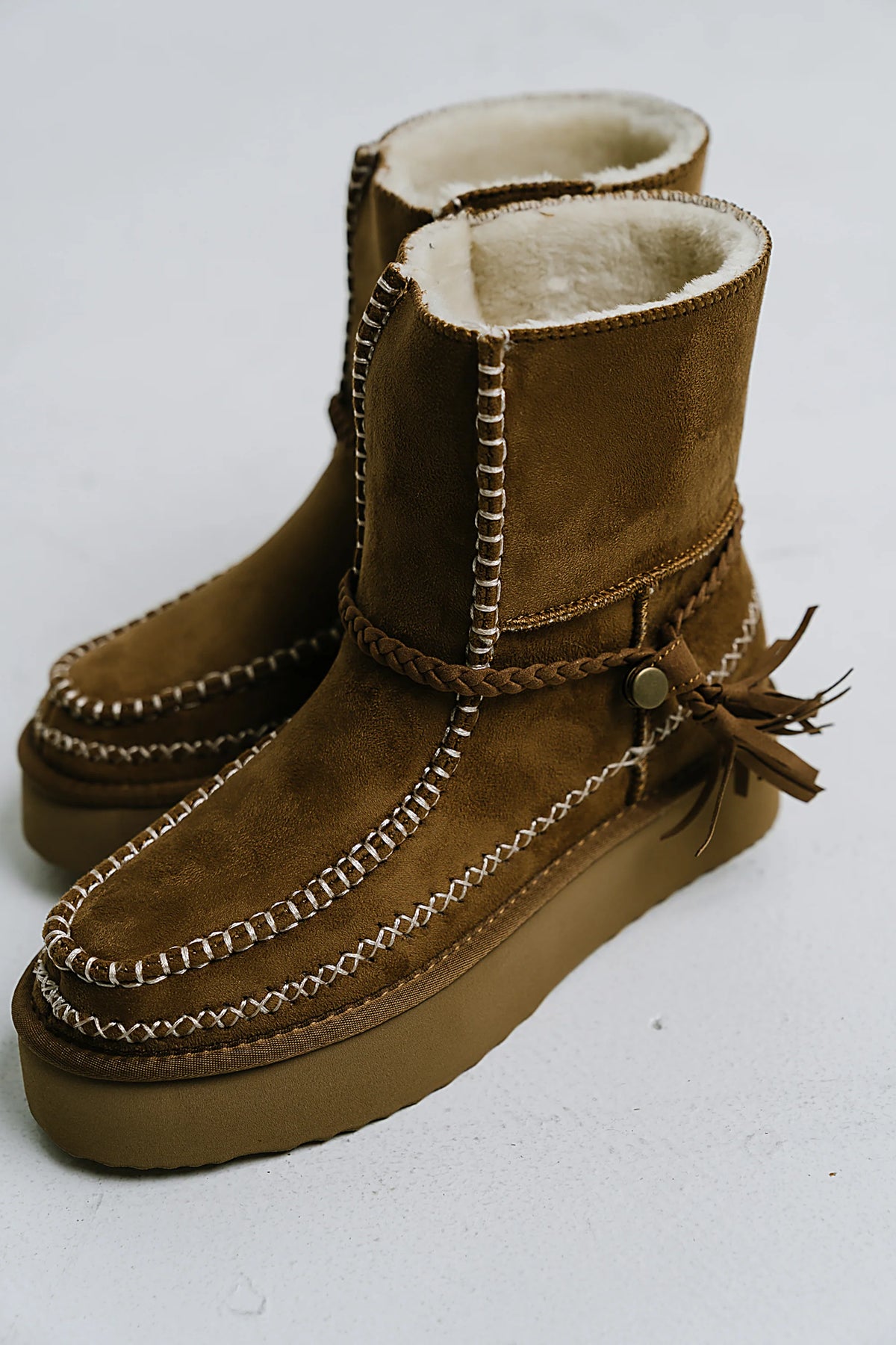 Winona Boots in Camel
