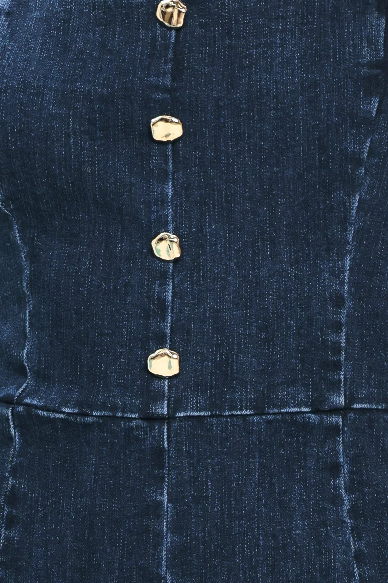 DARK WASH ICON DENIM ROMPER