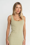 Melissa Textured Maxi Dress in Green