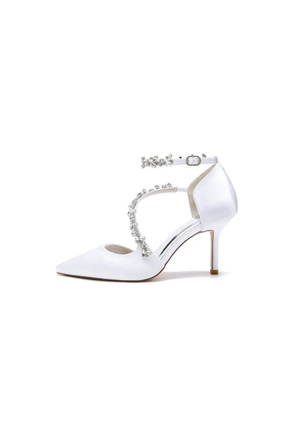 Pointed Toe Slingback Strap High Heel