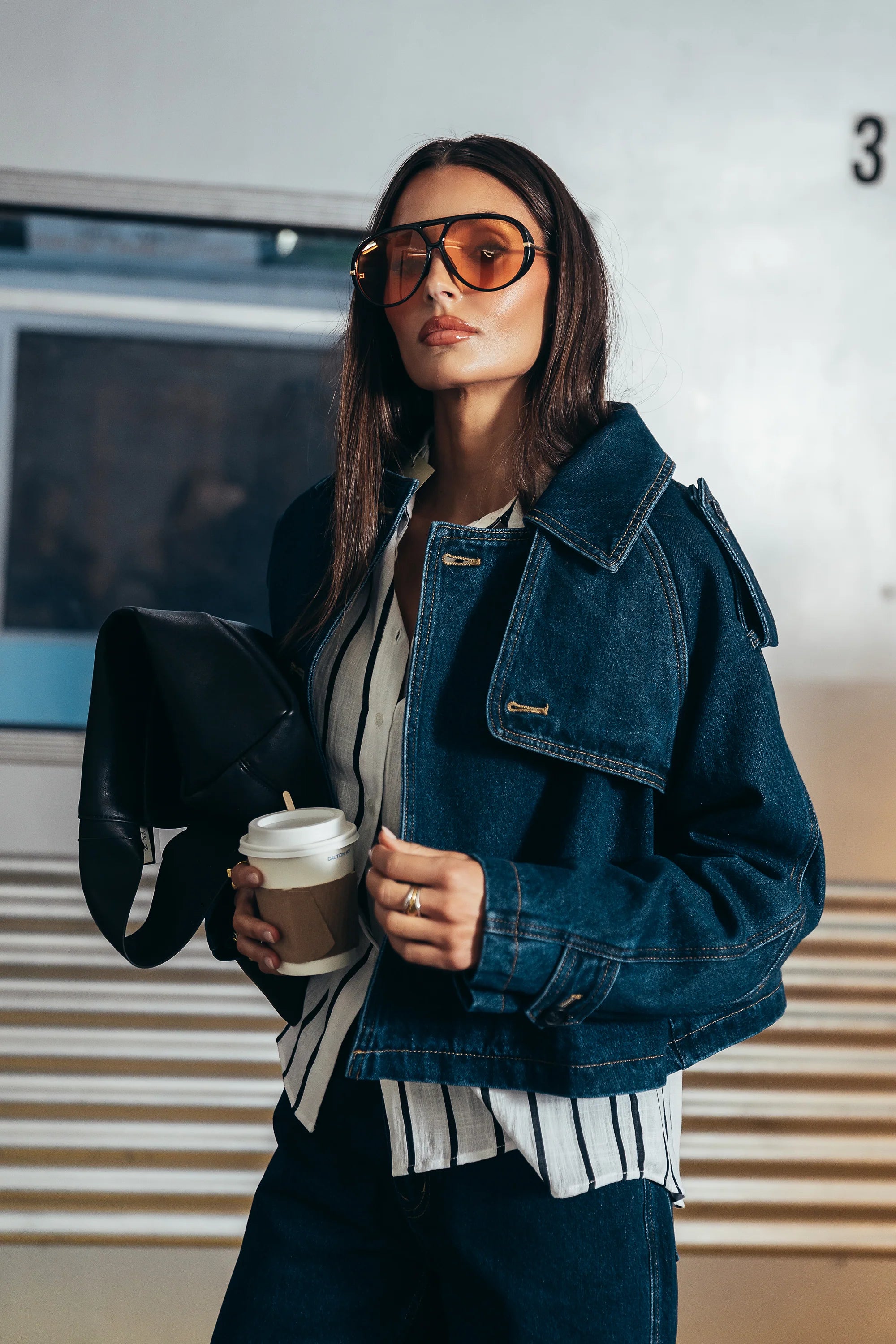Sally Cropped Trench Coat