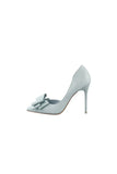 Sweet Bow Pointed Side Hollow High Heels