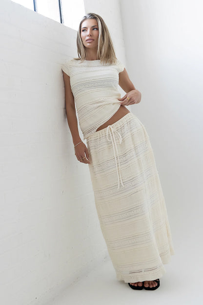 Markus Lace Maxi Skirt