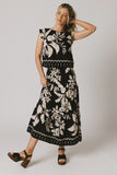 Tikki Abstract Maxi Skirt FINAL SALE