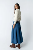 Lola Denim Midi Skirt