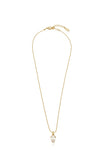 Thin and Delicate Crystal Pendant Necklace