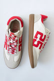 Kelly Retro Sneakers in Red White FINAL SALE