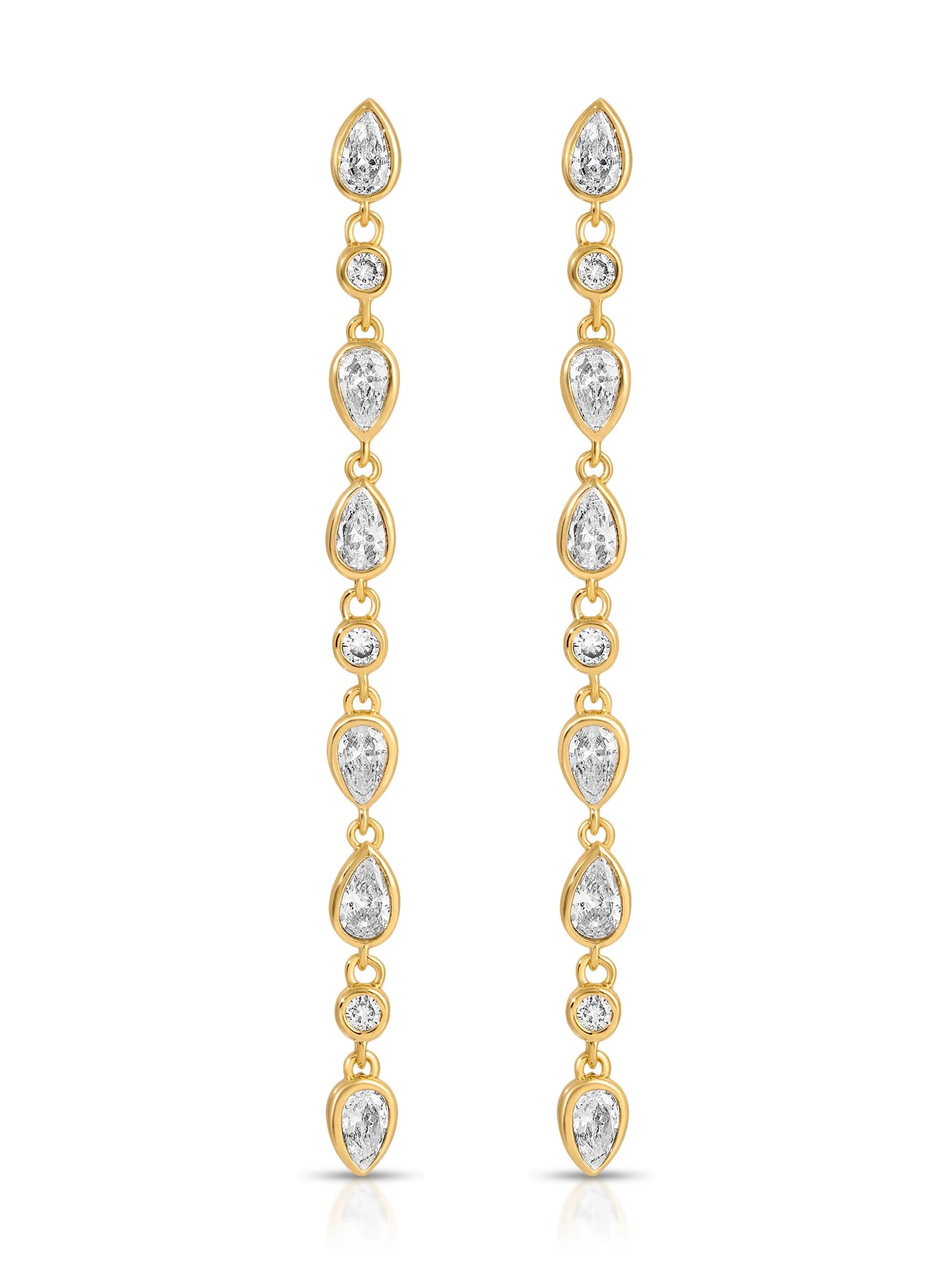 Crystal Rainfall Earrings