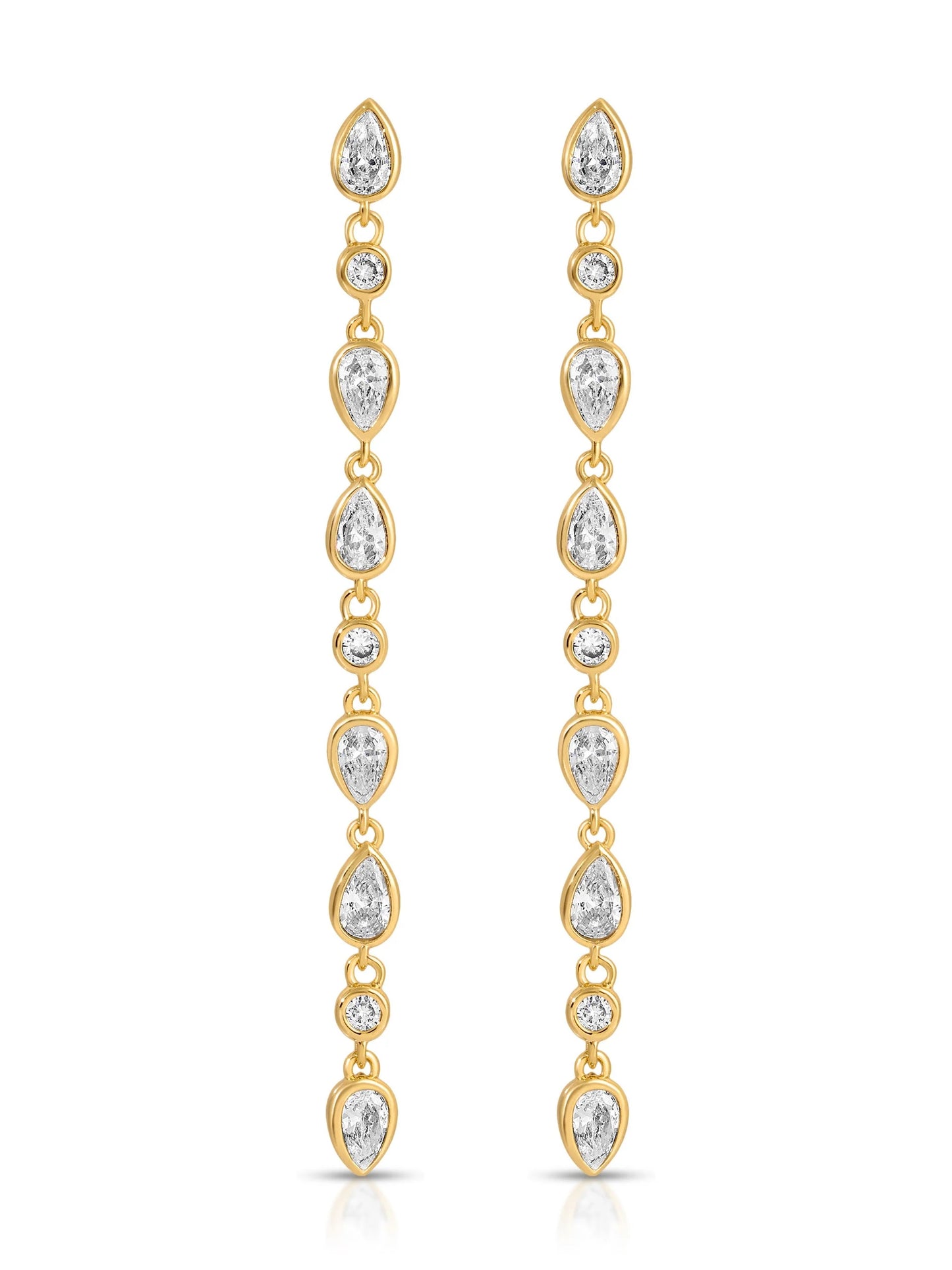 Crystal Rainfall Earrings