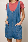 Scottie Denim Overalls in Medium Wash FINAL SALE