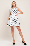 SPOTLIGHT LOVE POLKA DOT MINI DRESS