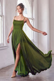 Justine Gown Satin A Line Gown