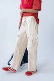 Kirsty Straight Leg Pants in Bone