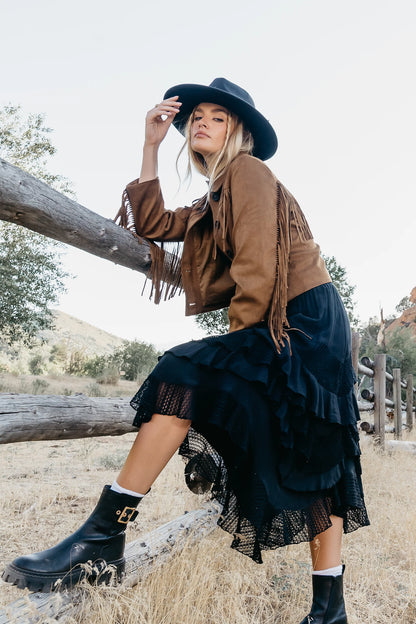 Megan Tiered Midi Skirt FINAL SALE