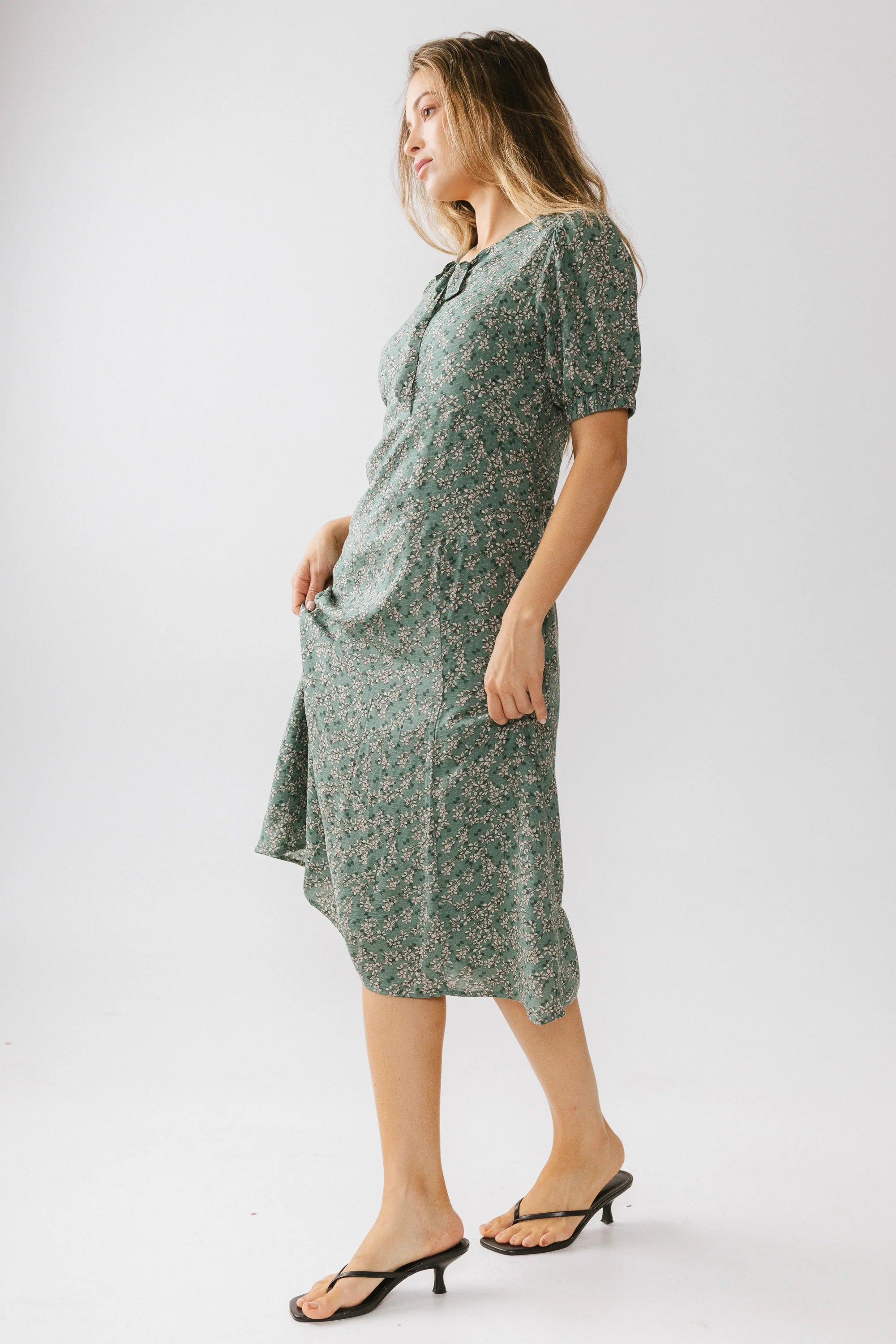 Kelsey Floral Midi Dess
