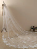 Starfish Lace Cathedral Veil Bridal Veil Wedding Veil