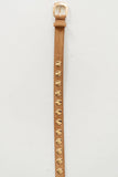 Lilah Studded Belt in Camel