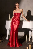 Demi Gown One Shoulder Stretch Glitter Dress