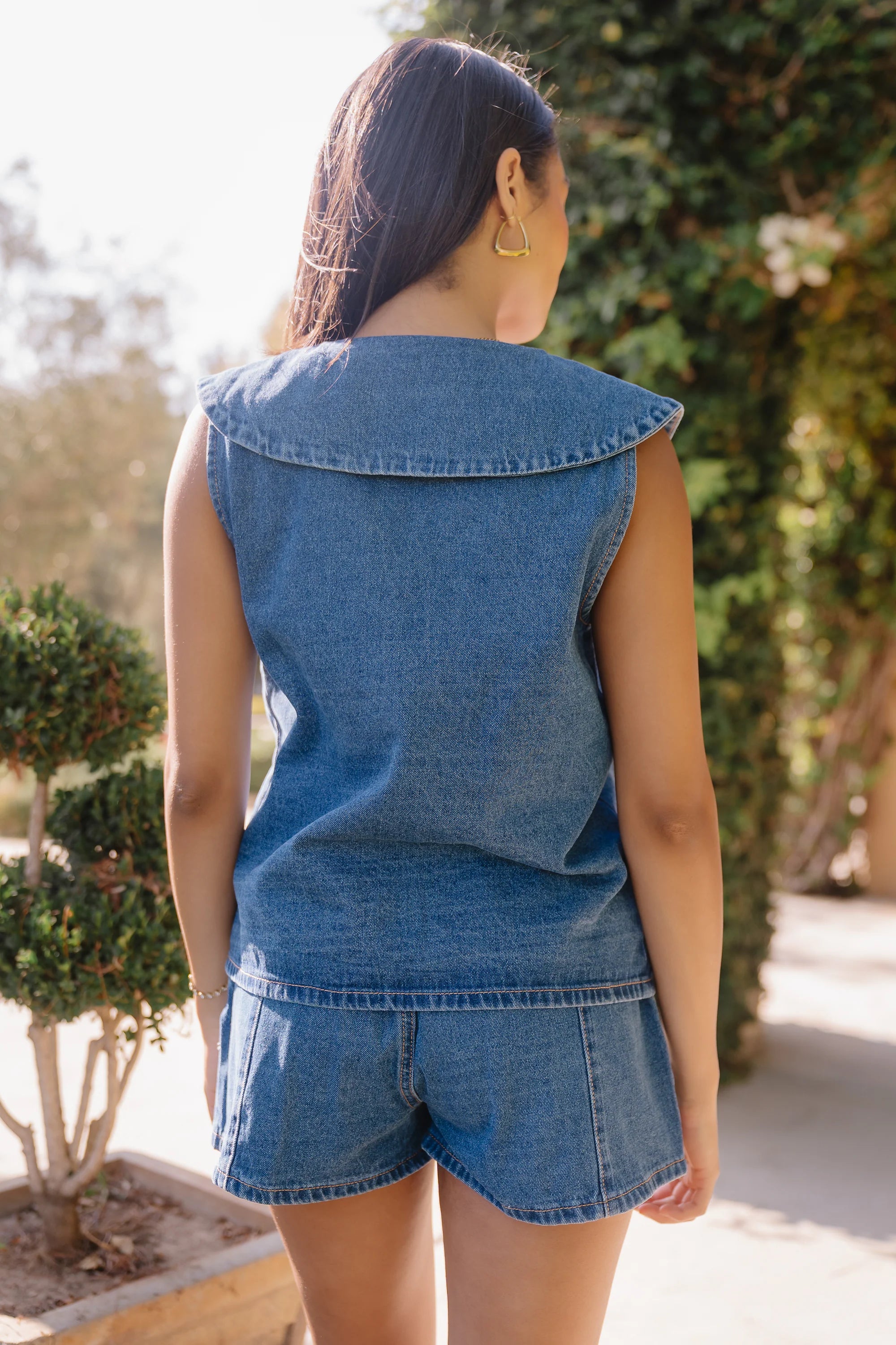 Paula Button Up Top