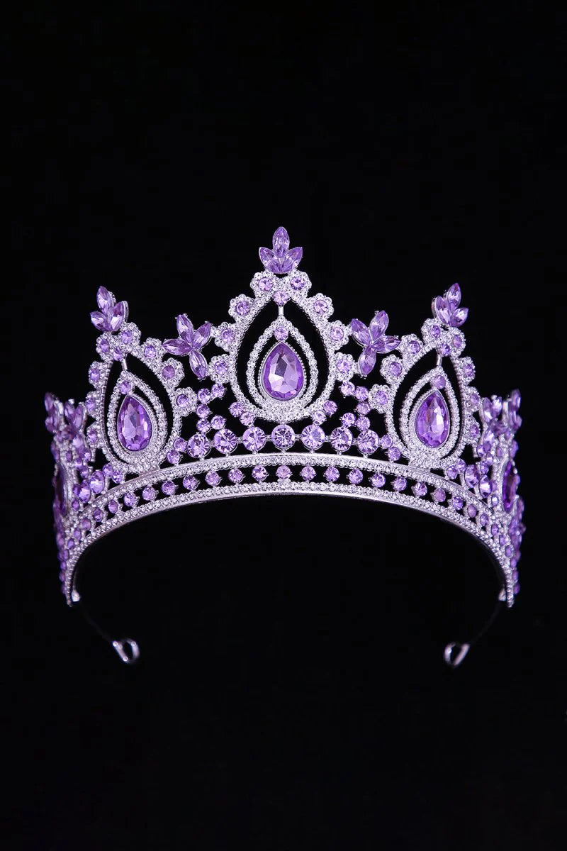Chic Green Crystal Tiara