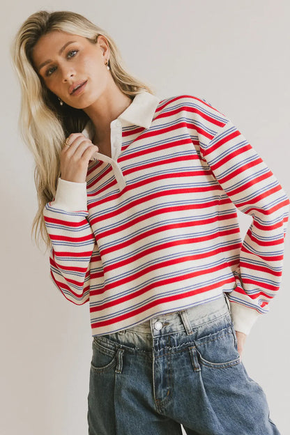 Morales Striped Rugby Shirt FINAL SALE