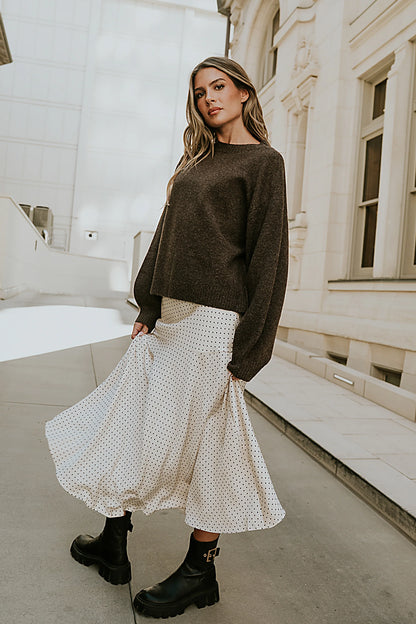 Everly Satin Midi Skirt FINAL SALE