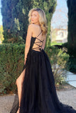 Alisha Gown Yellow Tulle A line Dress With Open Back