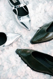 Steve Madden Shay Slingback Flats in Olive FINAL SALE